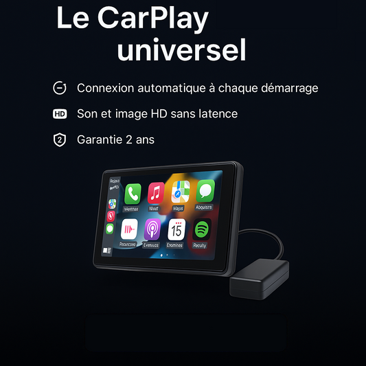 Note 5/5 par 28 clients satisfaits Système CarPlay 7 pouces Carplay Connect™ Pro