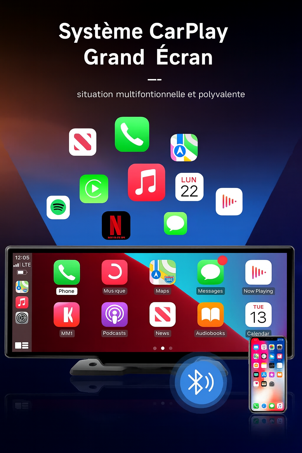 Système CarPlay sans fil CarPlay Connect Premium™ de 10,26 pouces