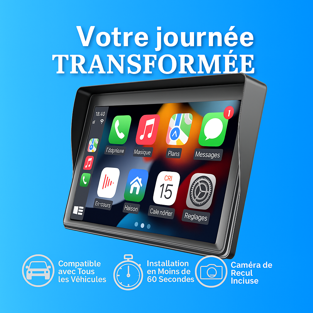 Note 5/5 par 28 clients satisfaits Système CarPlay 7 pouces Carplay Connect™ Pro